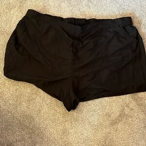 Swimsuits For All Black Swim Trunks size 32 👀